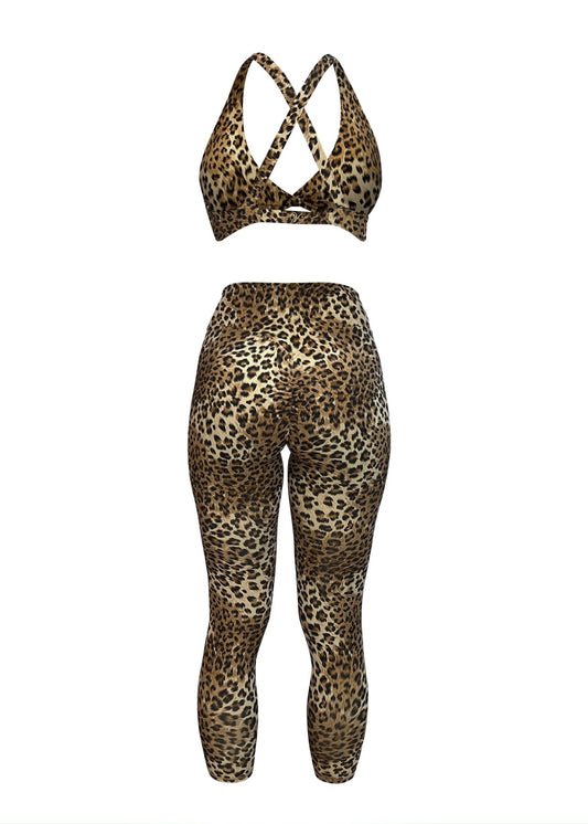 Leopard High-Rise Leggings Set