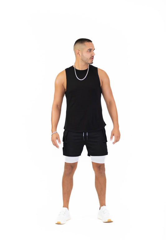 Men’s 2-in-1 Shorts (Black)