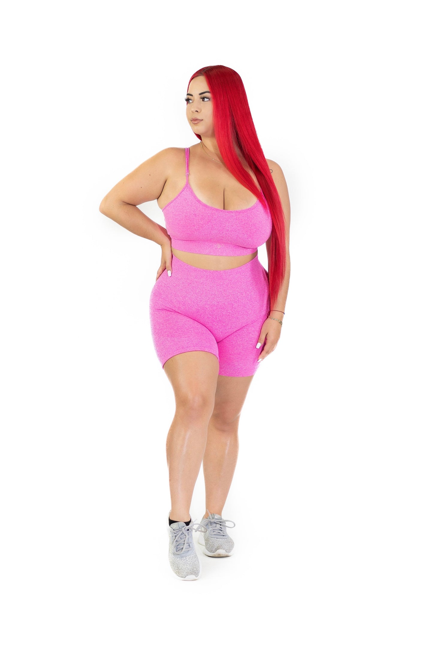 Go-to Sports Bra (Hot Pink)